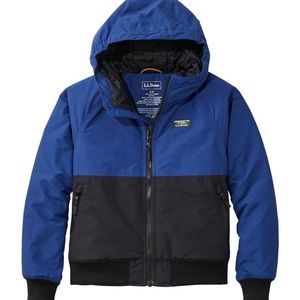 Little kids LL Bean Warm Up Jacket size small (4). Indigo/ black